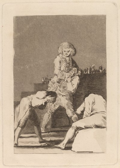 アル・コンデ・パラティーノ（パラティーノ伯爵へ） 作： Francisco de Goya