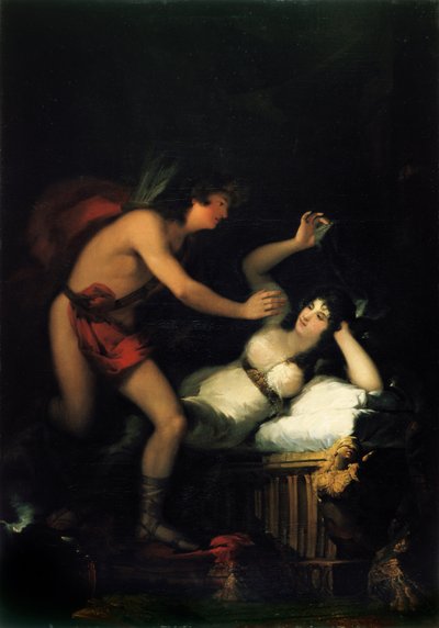 愛キューピッドとプシュケの寓意 作： Francisco de Goya