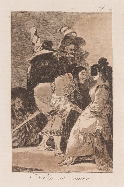 見かけによらず、18世紀末から19世紀初頭にかけての
19世紀(印刷) 作： Francisco de Goya