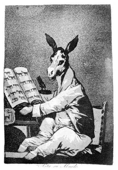 1799年の祖父まで 作： Francisco de Goya