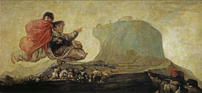 アスモディアまたは幻想的なビジョン 作： Francisco de Goya