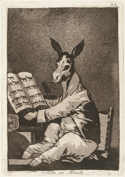 Asta su abuelo (そして祖父もそうだった) 作： Francisco de Goya