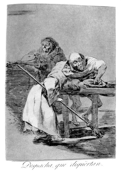 彼らは目覚めています1799 作： Francisco de Goya