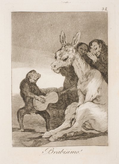 ブラヴィッシモ (シャルル 4 世とゴドイ) 作： Francisco de Goya