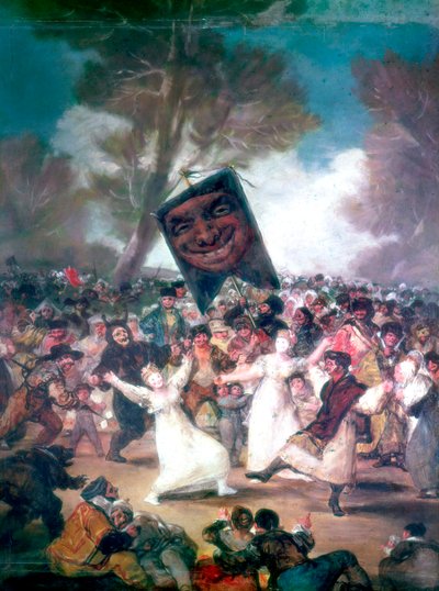 1812〜1814年の村での闘牛 作： Francisco de Goya