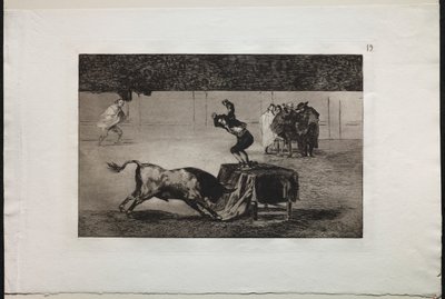 闘牛：同じリングで彼の別の狂気 作： Francisco de Goya