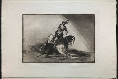 闘牛：チャールズ5世、1876年 作： Francisco de Goya