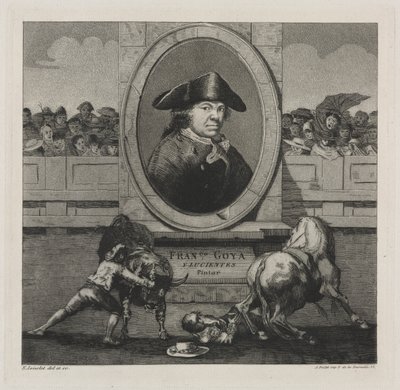 闘牛：口絵 作： Francisco de Goya