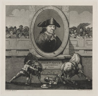 闘牛：フロントピース、1876。 作： Francisco de Goya