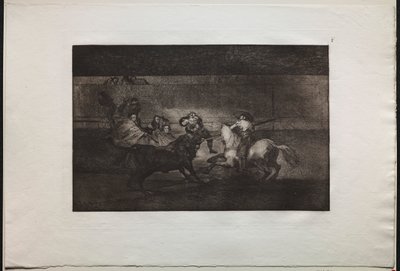闘牛：ペペ・イッロの死（第3構成） 作： Francisco de Goya