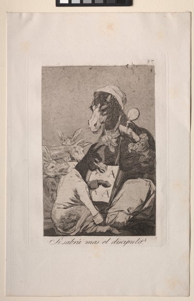 Caprices: 生徒はもっと知らないかもしれない? 作： Francisco de Goya