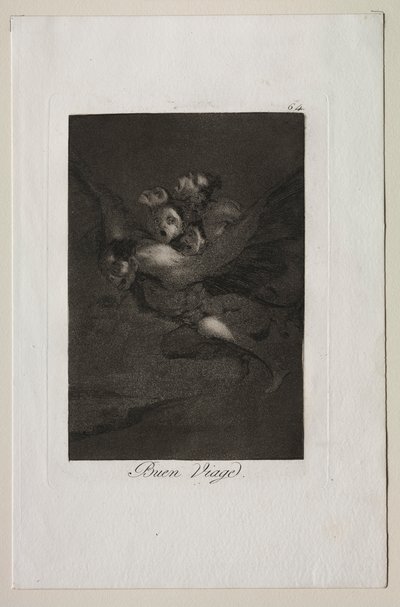 カプリコス：Bon Voyage！。 作： Francisco de Goya
