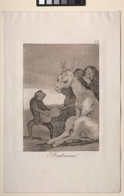 カプリス: ブラボー! 作： Francisco de Goya