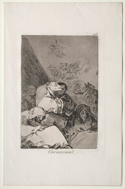 カプリチョス：訂正 作： Francisco de Goya