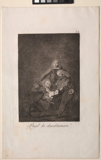 カプリチョス: どうやって彼女を摘み取る! 作： Francisco de Goya