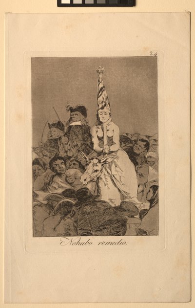 Caprichos：それについては何もできませんでした。 作： Francisco de Goya