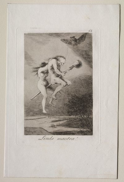 カプリチョス：かわいい先生！ 作： Francisco de Goya