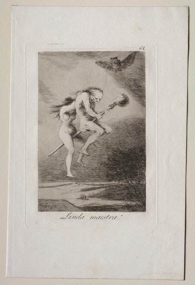 カプリコス：かなり先生！ 作： Francisco de Goya