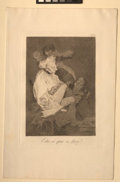 Caprichos：それは確かに読めるようになっています。 作： Francisco de Goya