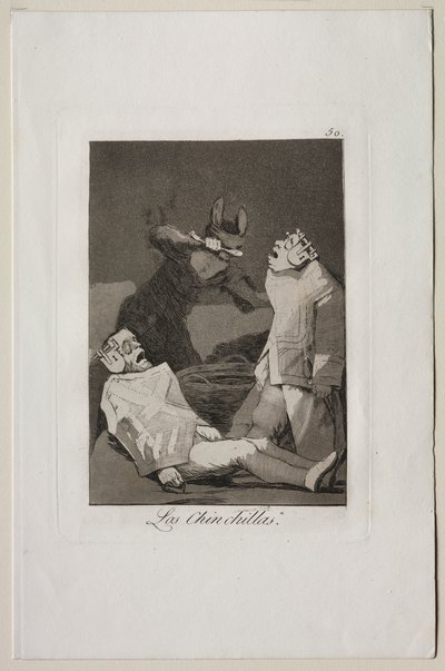 カプリチョス: チンチラ 作： Francisco de Goya