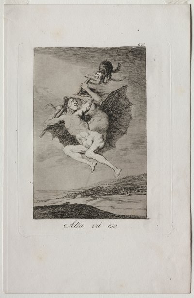 カプリチョス: そうだ。 作： Francisco de Goya