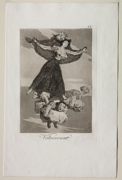 カプリチョス: 彼らは飛んだ 作： Francisco de Goya
