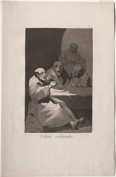 カプリコス：彼らは暑いです。 作： Francisco de Goya