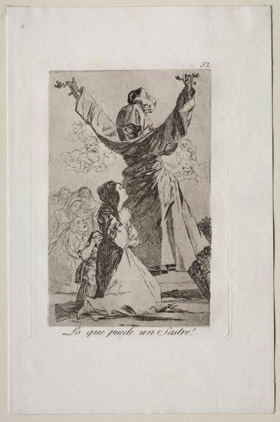 カプリコス：仕立て屋ができること！ 作： Francisco de Goya