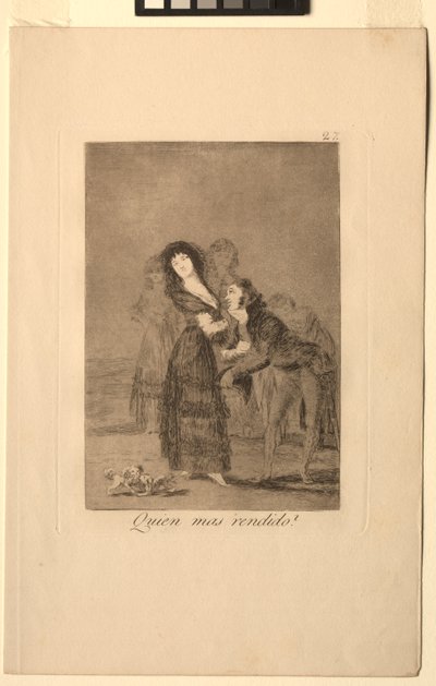 Caprichos：それらのうちどれがより多くの克服です。 作： Francisco de Goya