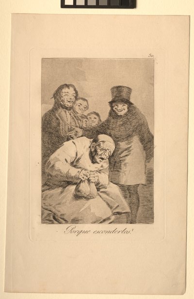 Caprichos：なぜ隠すのか。 作： Francisco de Goya