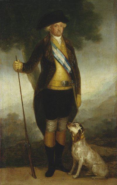 スペインのカルロス4世、狩猟c.1799-1800 作： Francisco de Goya