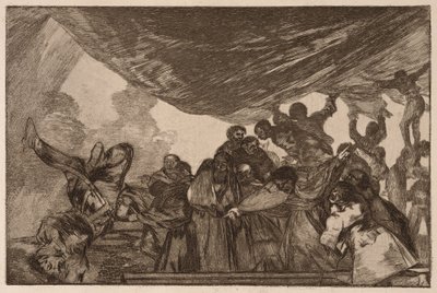 『Clear Folly』（『Disparate claro』）、『Los Disparates』シリーズより 作： Francisco de Goya