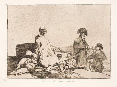 彼らは別の人種です (61) 作： Francisco de Goya