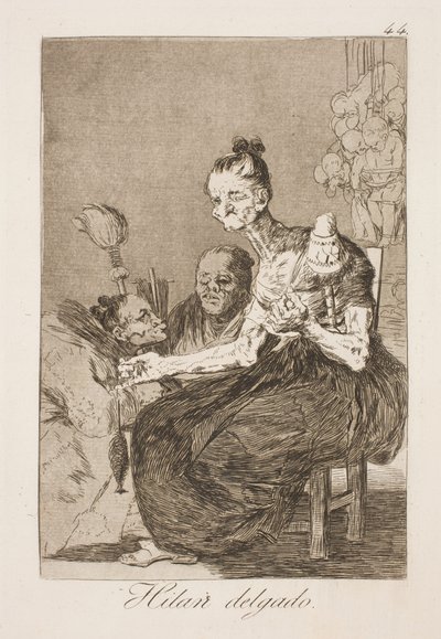 彼らは美しく回転します 作： Francisco de Goya