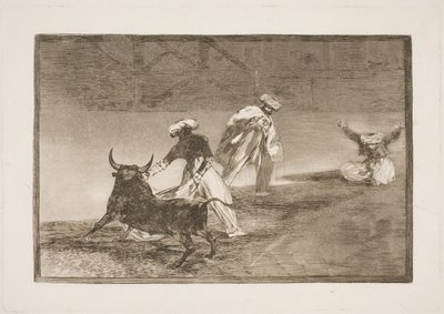 彼らは囲いの中で他の誰かをからかいます 作： Francisco de Goya
