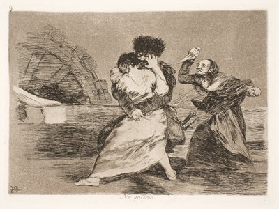 彼らはしません (9) 作： Francisco de Goya