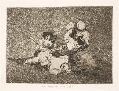 勇気をくれるのは女たち (4) 作： Francisco de Goya