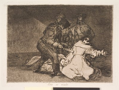 ダメだ (46) 作： Francisco de Goya
