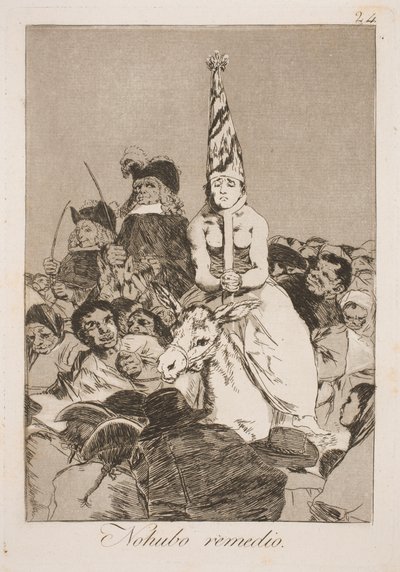 だめだ 作： Francisco de Goya