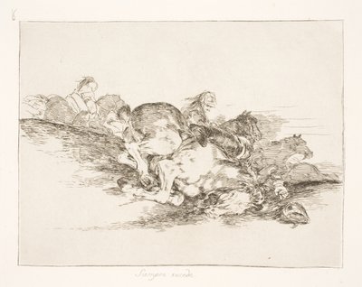 それは（常に）まだこのように起こります（8） 作： Francisco de Goya