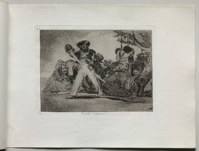 戦争の災害：それはタフ、1810-1820。 作： Francisco de Goya