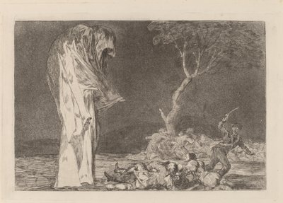 恐怖の愚かさ 作： Francisco de Goya