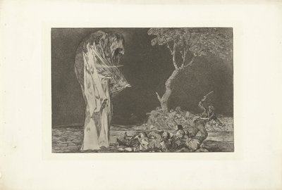恐怖の愚かさ Disparate de miedo Los Disparates (The follies) (シリーズタイトル) Los Proverbios (The Proverbs) (シリーズタイトル) 作： Francisco de Goya