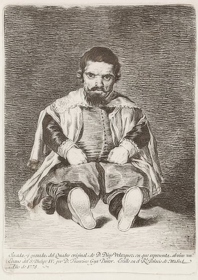 小人（えなのうん）。 1778 作： Francisco de Goya