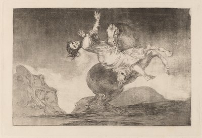 猛禽類の馬 (The Horse-Abductor) 作： Francisco de Goya