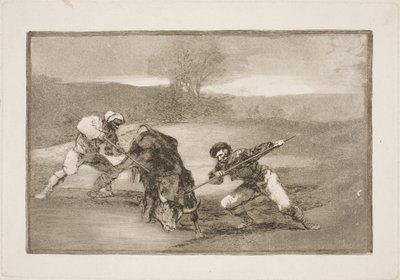 徒歩で狩りをする別の方法 作： Francisco de Goya