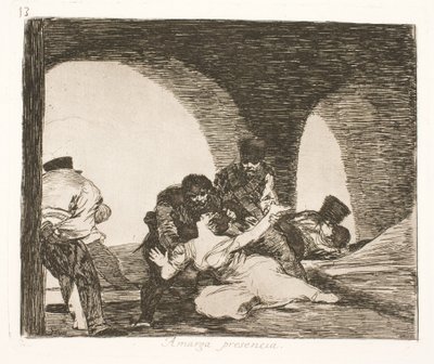 恐ろしい死 (13) 作： Francisco de Goya