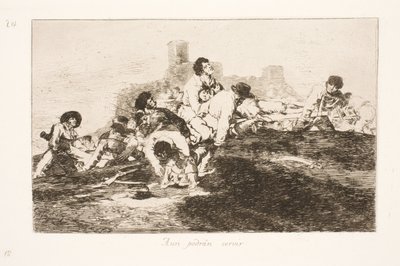 それらはまだ役に立ちます (24) 作： Francisco de Goya