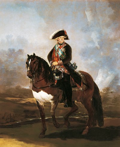 カルロス4世の騎馬像 作： Francisco de Goya