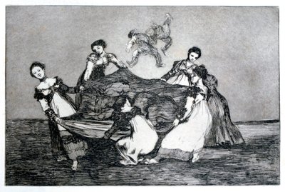 女性のなぞなぞ、1819-1823 作： Francisco de Goya